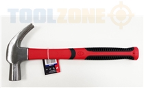 Toolzone 20 Oz Fibre Handle Claw Hammer