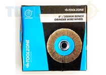 Toolzone 8" Wire Wheel For Bench Grinder