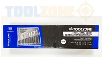Toolzone 12Pc Ex.Long Polished Combi Spanners