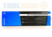 Toolzone 3Pc 1/2" Impact Extension Bars